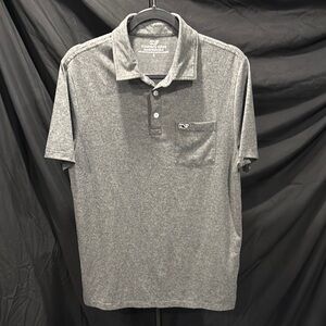 Vineyard Vines Gray Classic Polo Shirt